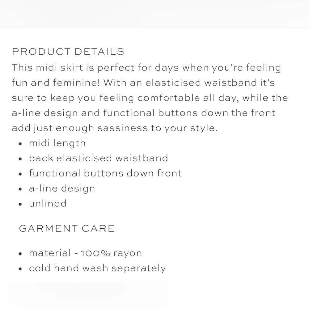 NWT Petal + Pup Ava Skirt - Picture 5 of 8